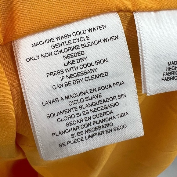 Rachel Roy floral maxi dress yellow short sleeve 10 ruffle hem smocked - Picture 14 of 16